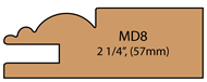 Allstyle Cabinet Doors: Miter Profile MD8(57mm)